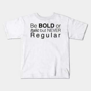 Helvetica Kids T-Shirt